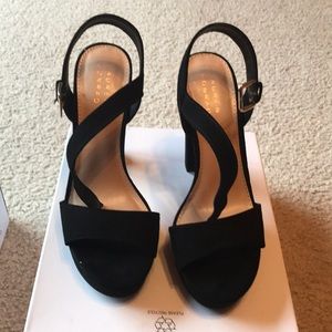 Lauren Conrad Black high heels 8.5